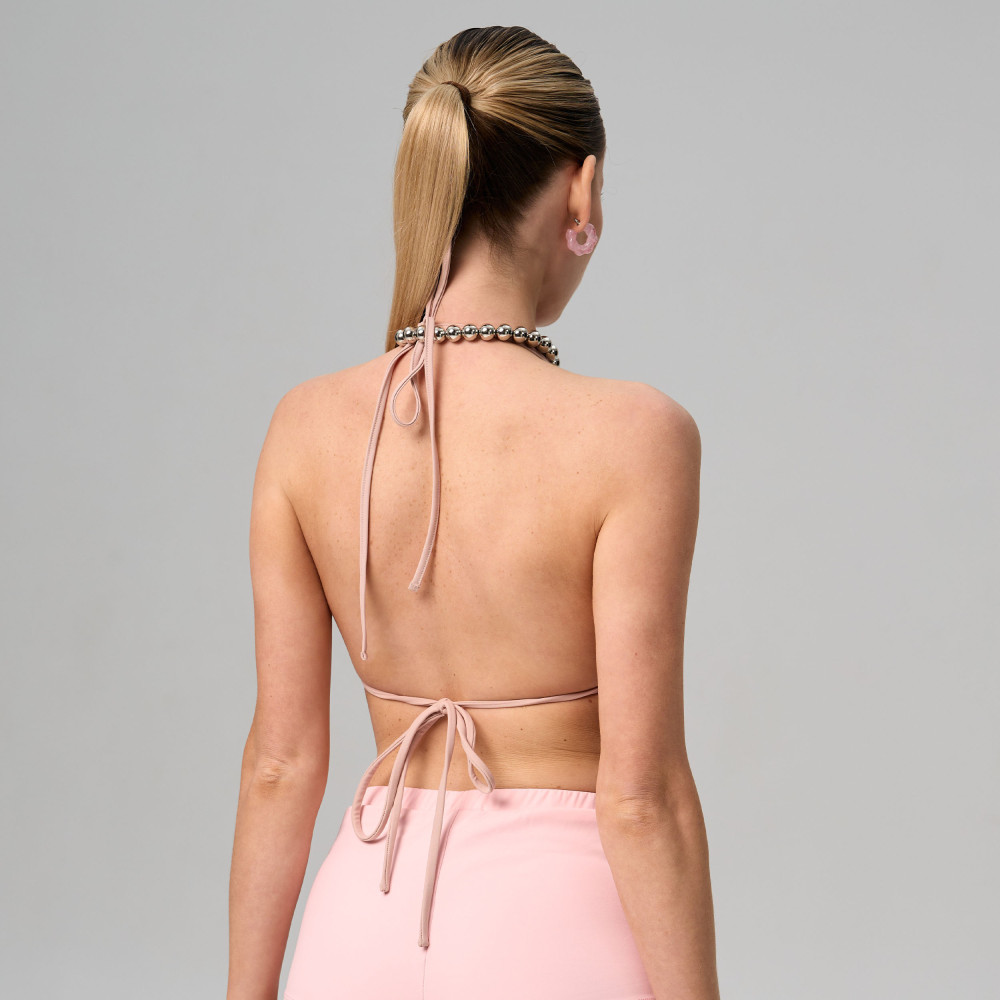 Beige Triangle Top - 5