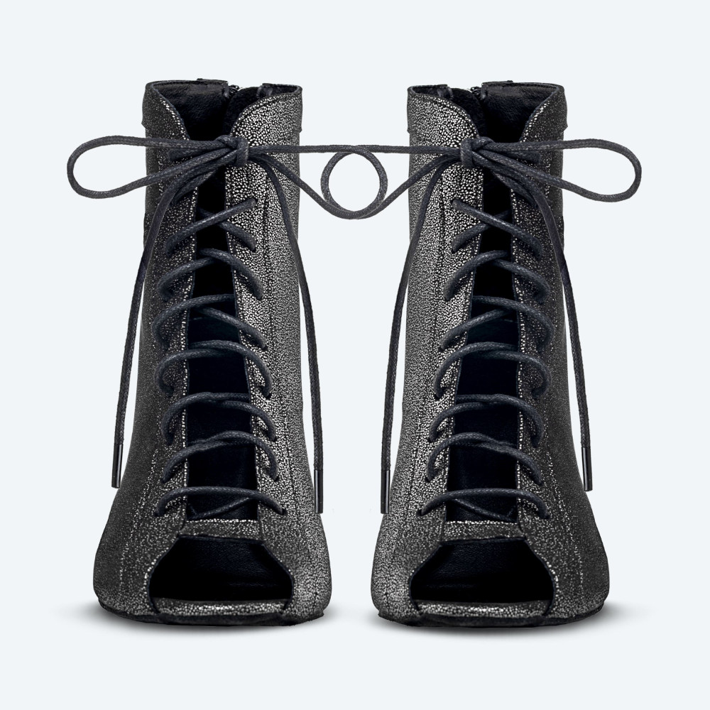 New York – High Heels en cuir naturel (9 cm) - 2